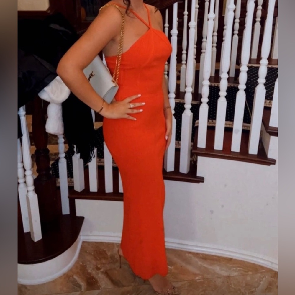 Herve Leger Red Dress